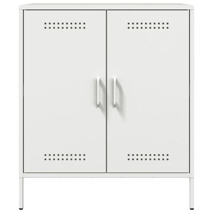 Sideboard White 68x39x79 cm Steel