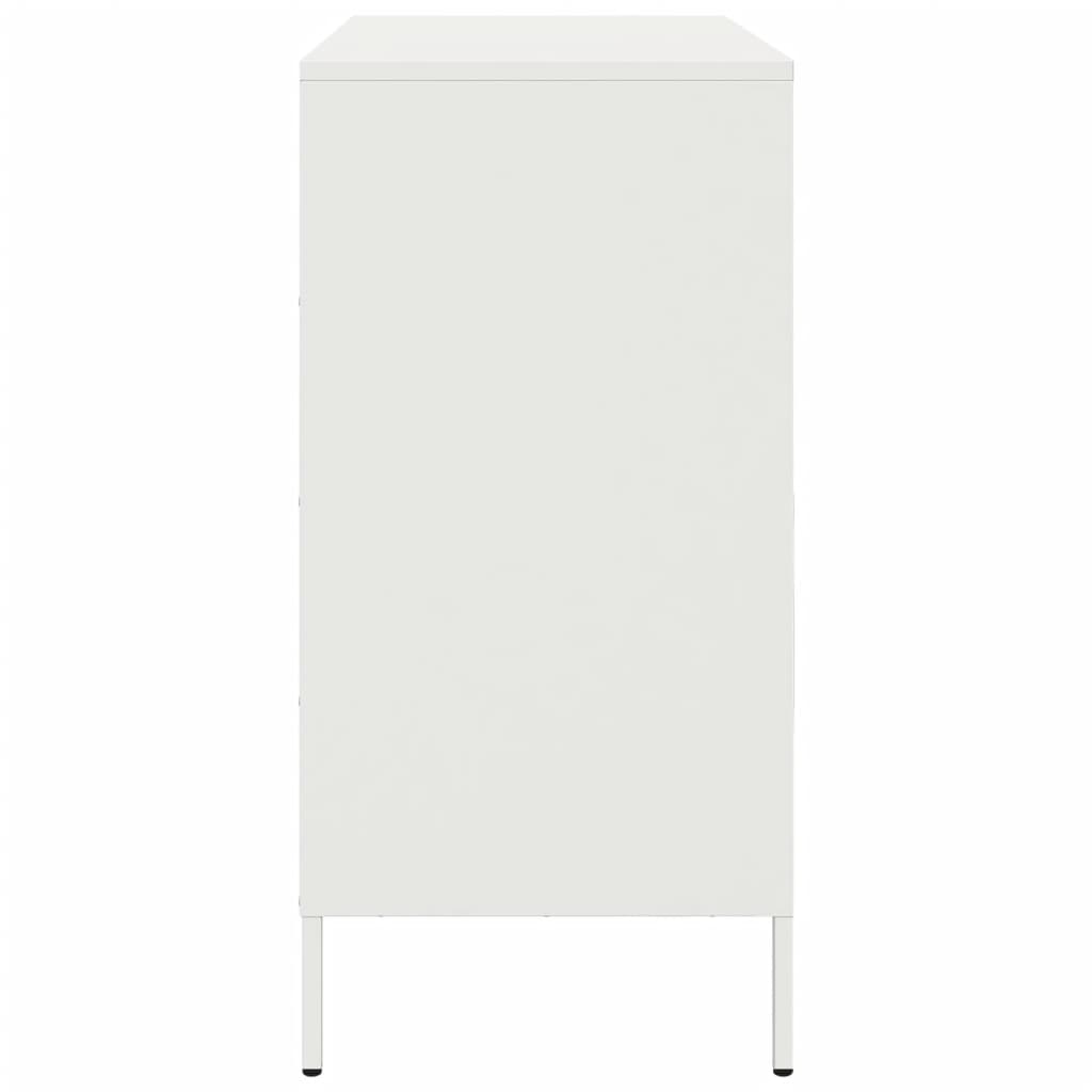 Sideboard White 68x39x79 cm Steel