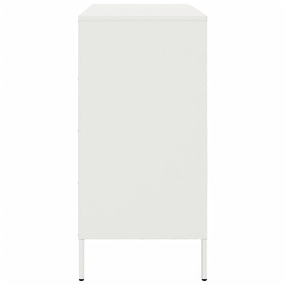 Sideboard White 68x39x79 cm Steel