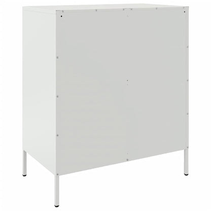 Sideboard White 68x39x79 cm Steel