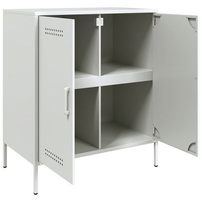 Sideboard White 68x39x79 cm Steel