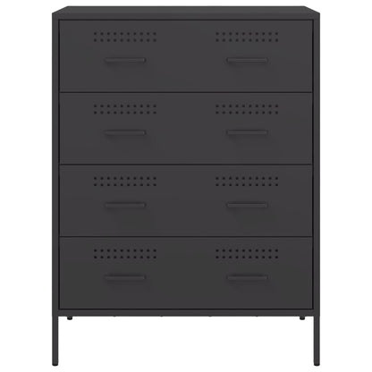 Sideboard Black 68x39x89 cm Steel