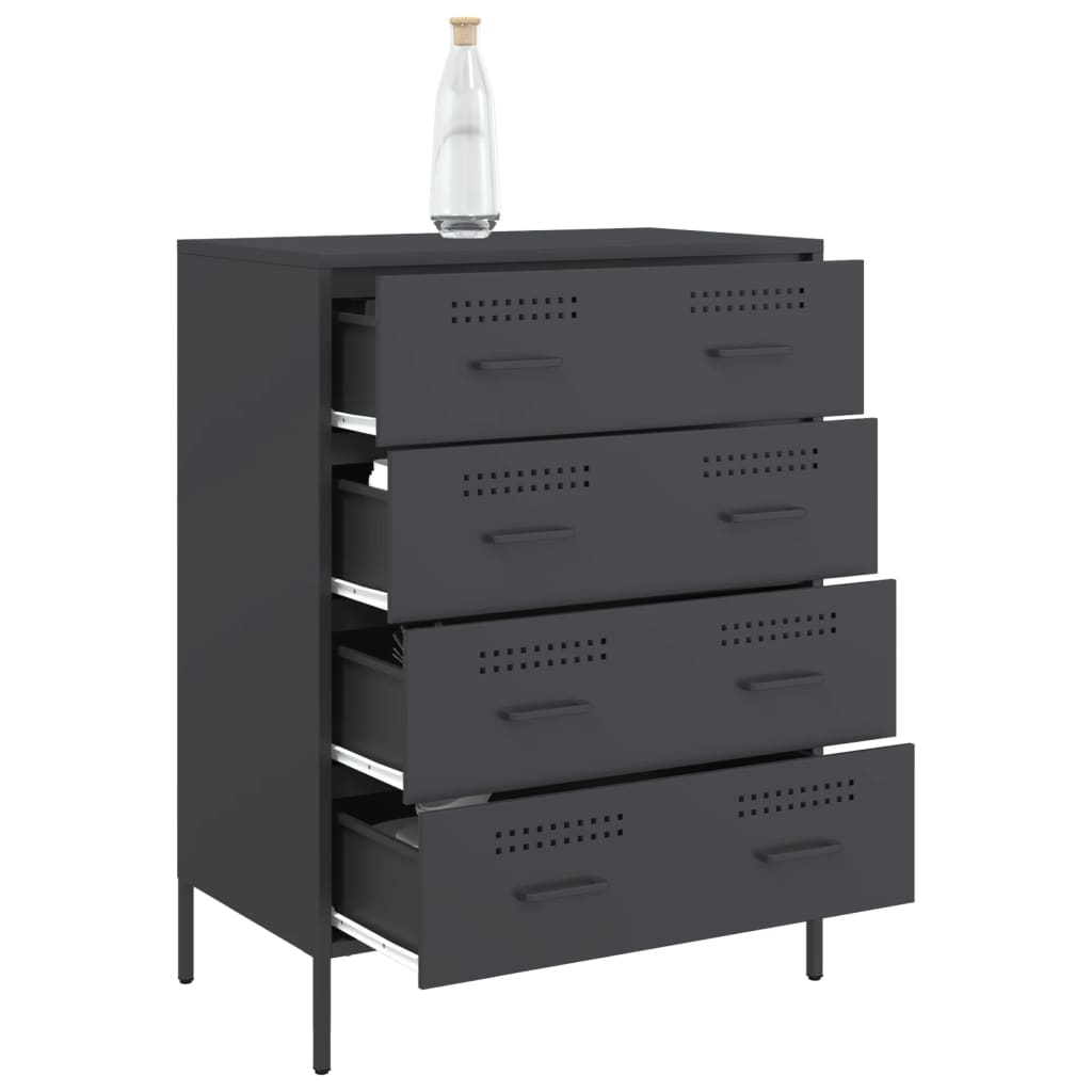 Sideboard Anthracite 68x39x89 cm Steel