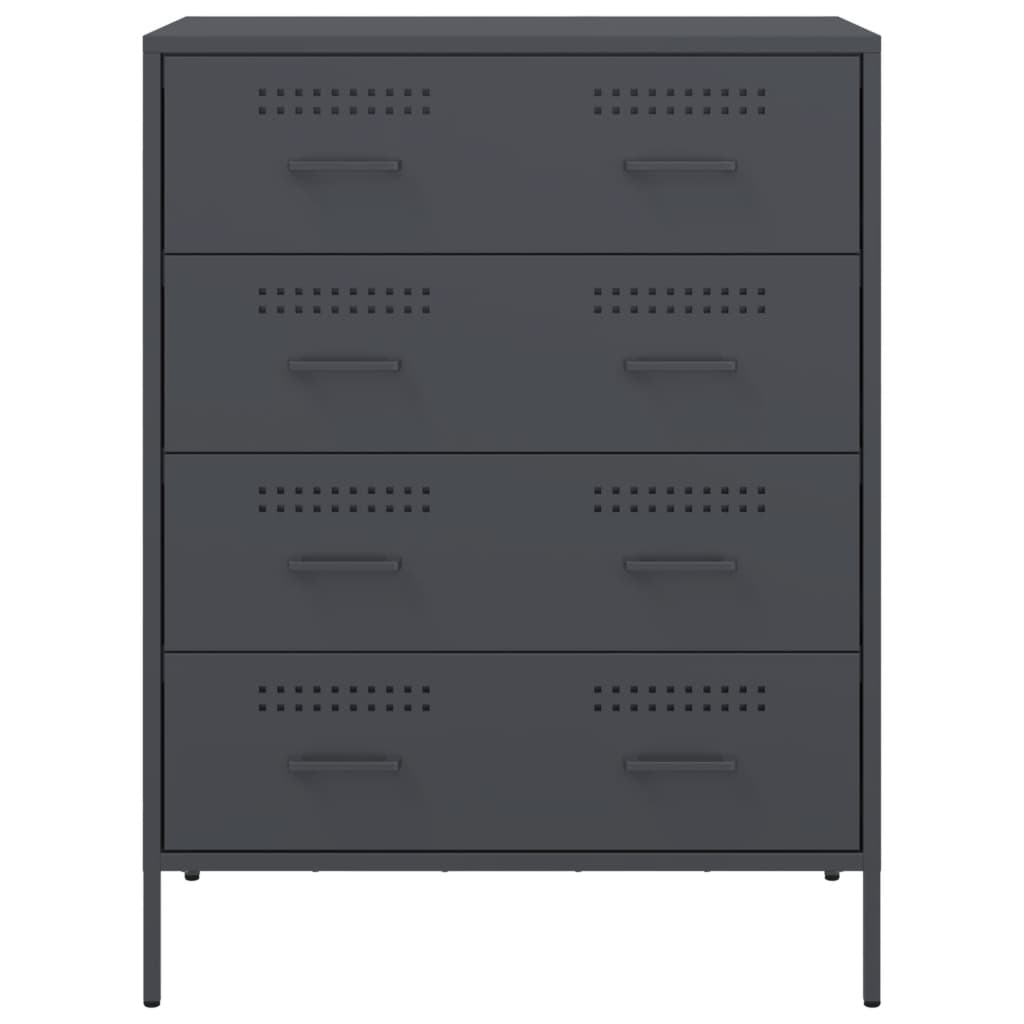 Sideboard Anthracite 68x39x89 cm Steel