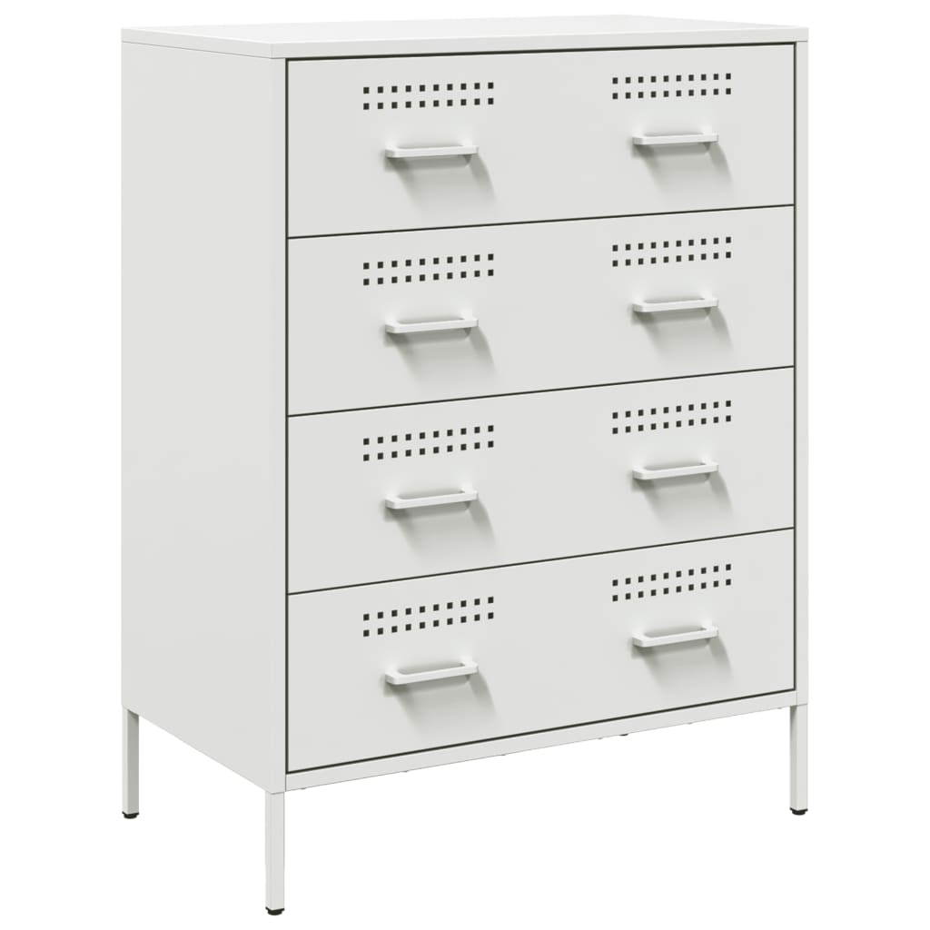 Sideboard White 68x39x89 cm Steel