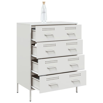 Sideboard White 68x39x89 cm Steel