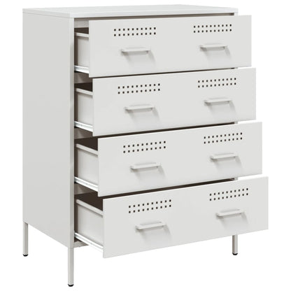 Sideboard White 68x39x89 cm Steel