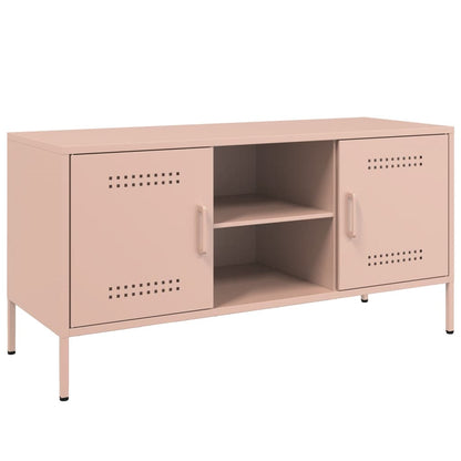 TV Cabinet Pink 100.5x39x50.5 cm Steel