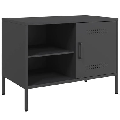 TV Cabinet Black 68x39x50.5 cm Steel