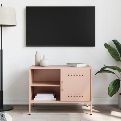 TV Cabinet Pink 68x39x50.5 cm Steel