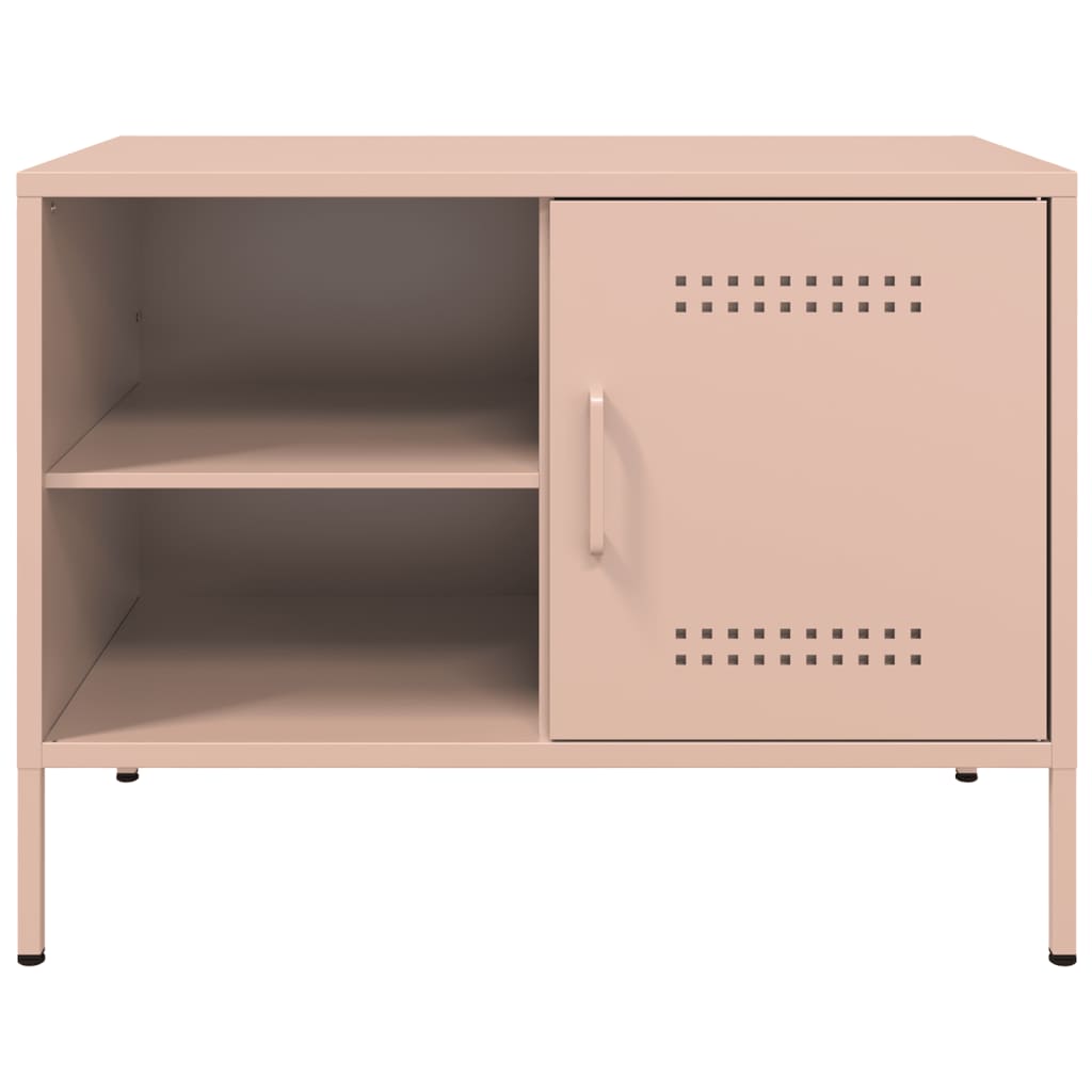 TV Cabinet Pink 68x39x50.5 cm Steel