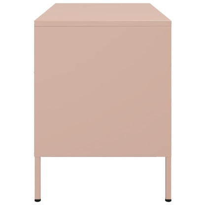 TV Cabinet Pink 68x39x50.5 cm Steel