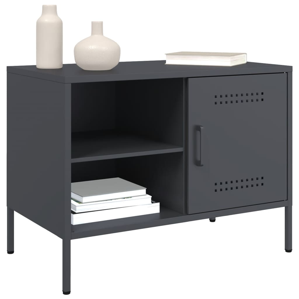 TV Cabinet Anthracite 68x39x50.5 cm Steel
