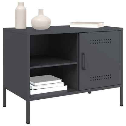 TV Cabinets 2 pcs Anthracite 68x39x50.5 cm Steel