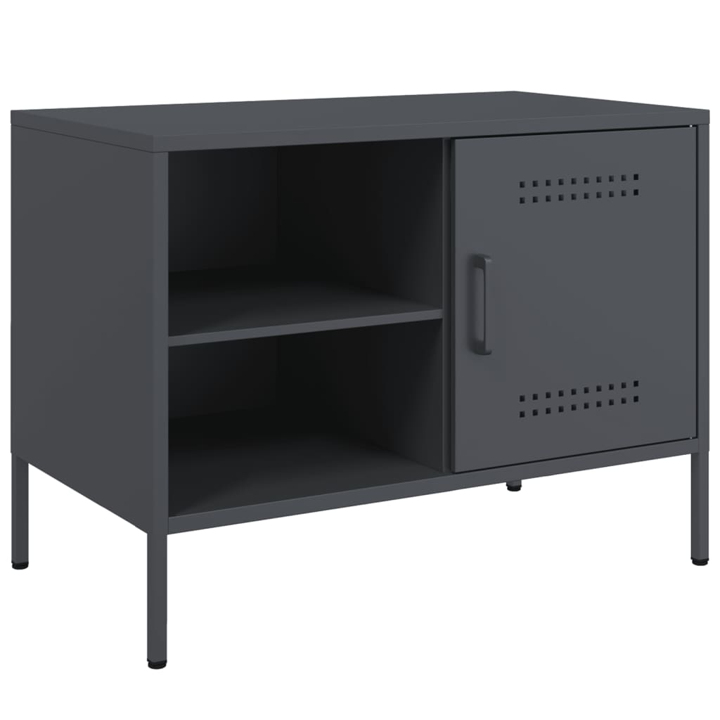 TV Cabinets 2 pcs Anthracite 68x39x50.5 cm Steel