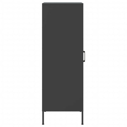 Highboard Black 36x39x113 cm Steel