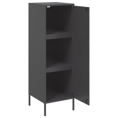 Highboard Black 36x39x113 cm Steel