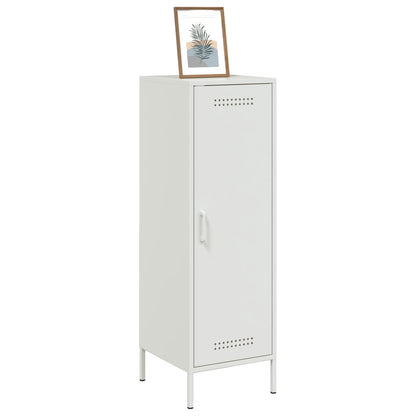 Highboard White 36x39x113 cm Steel