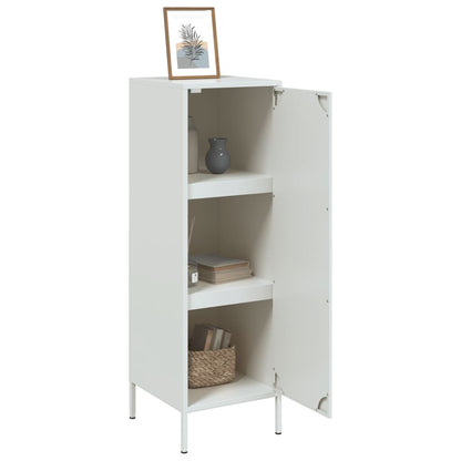 Highboard White 36x39x113 cm Steel