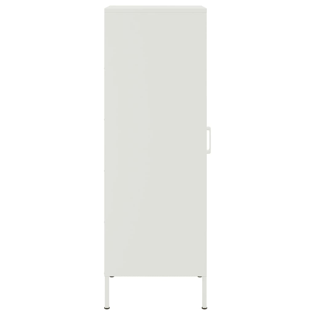 Highboard White 36x39x113 cm Steel