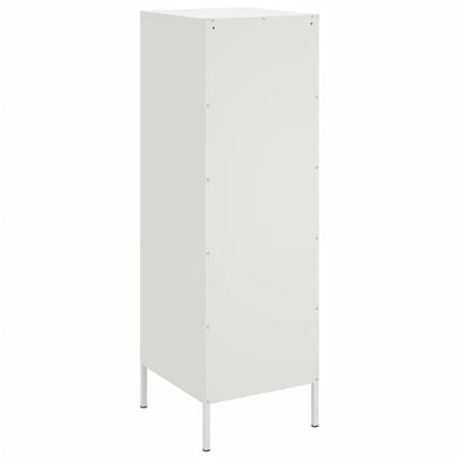 Highboard White 36x39x113 cm Steel