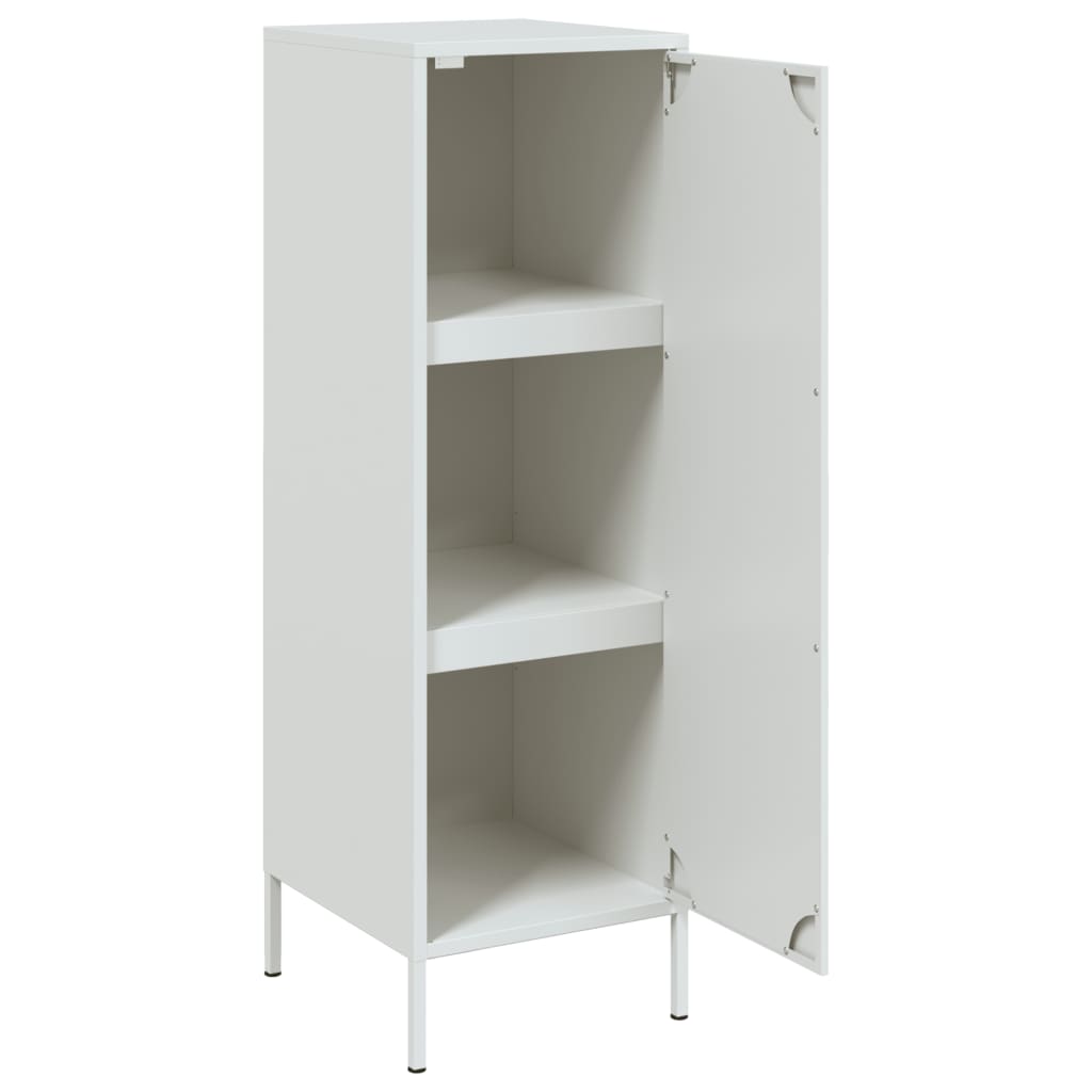 Highboard White 36x39x113 cm Steel