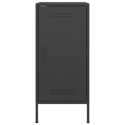 Sideboards 2 pcs Black 36x39x79 cm Steel