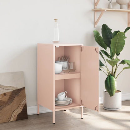 Sideboard Pink 36x39x79 cm Steel