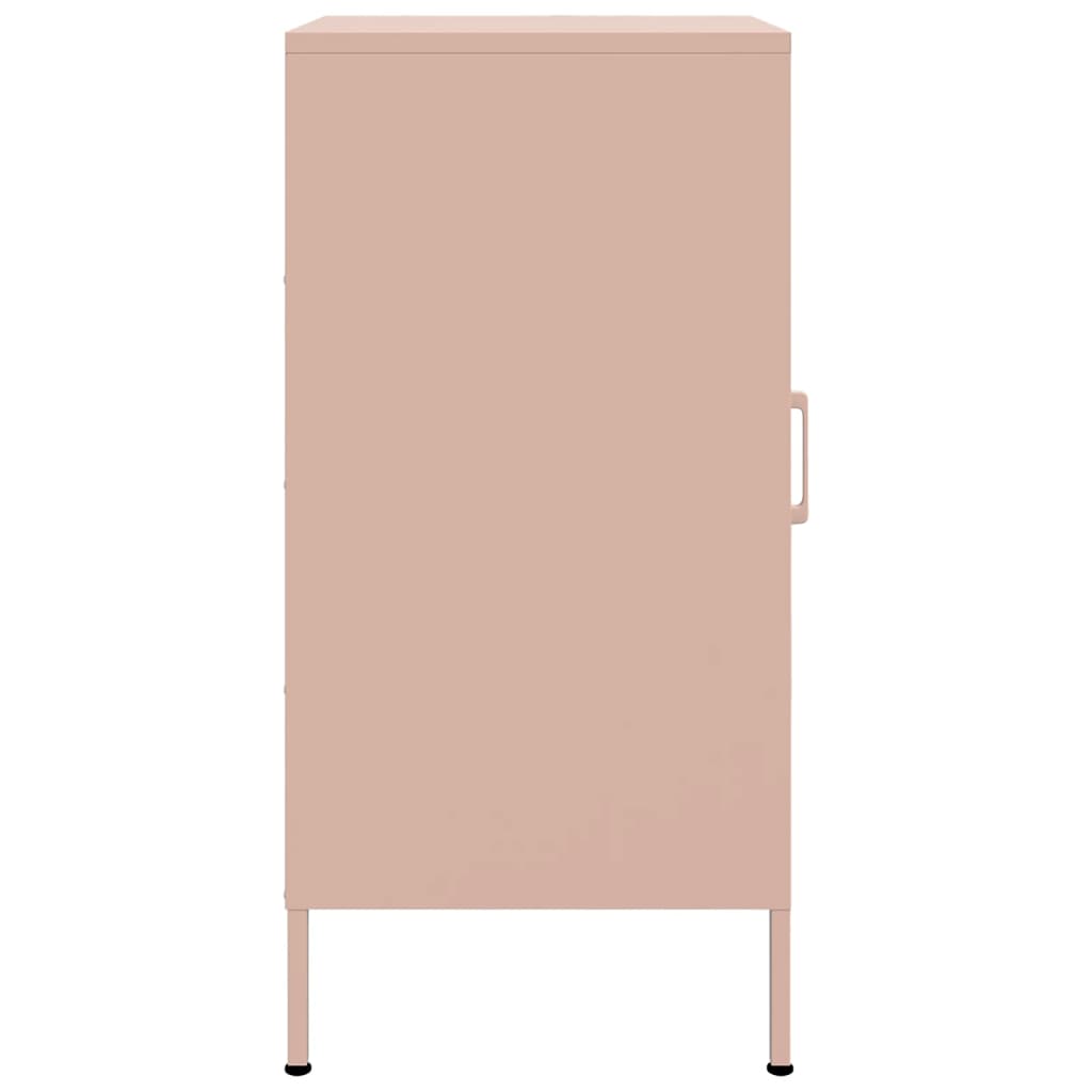 Sideboard Pink 36x39x79 cm Steel