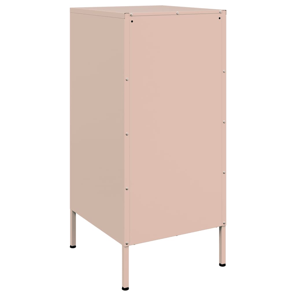 Sideboard Pink 36x39x79 cm Steel