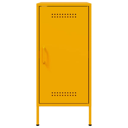 Sideboard Mustard Yellow 36x39x79 cm Steel