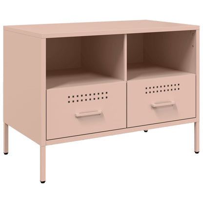 TV Cabinet Pink 68x39x50.5 cm Steel