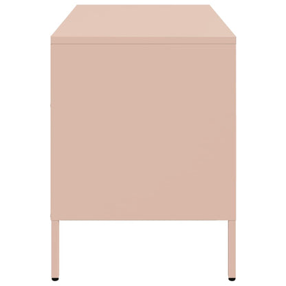 TV Cabinet Pink 68x39x50.5 cm Steel