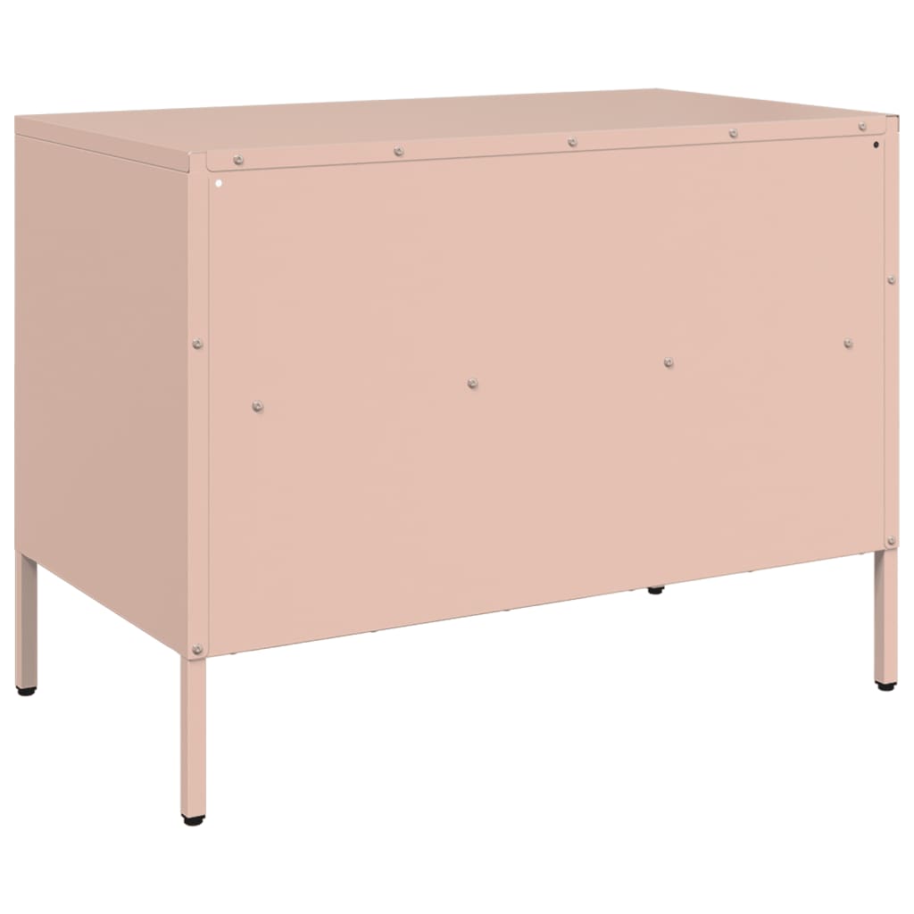 TV Cabinet Pink 68x39x50.5 cm Steel