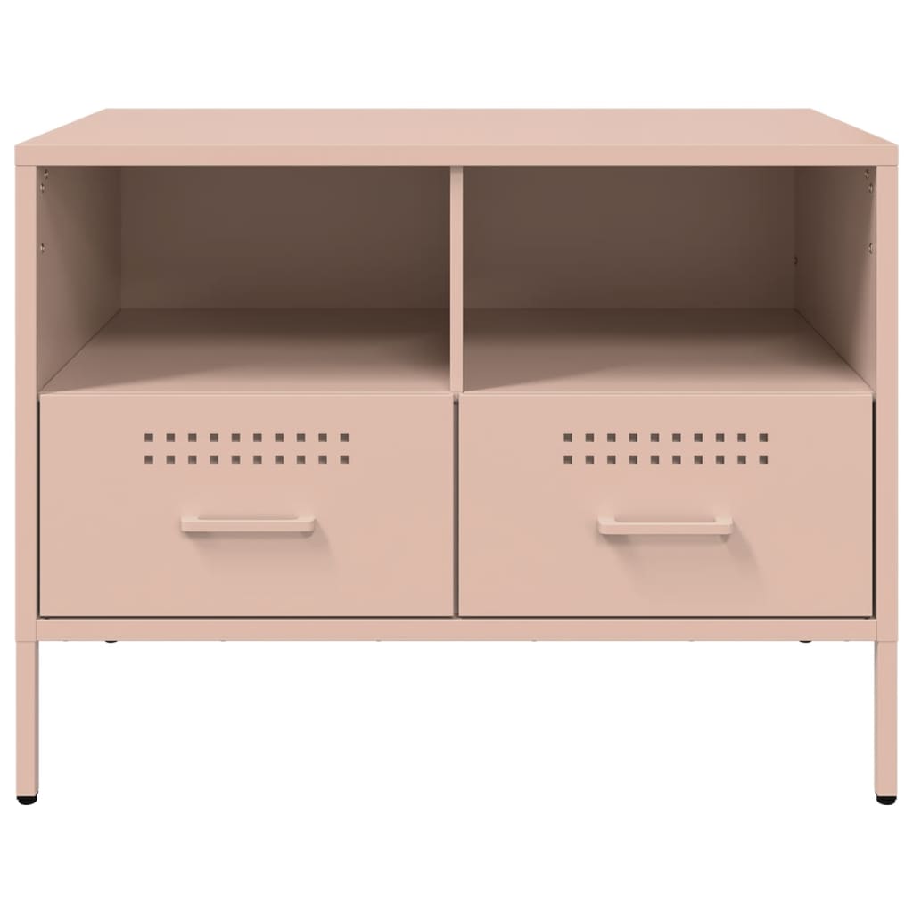 TV Cabinets 2 pcs Pink 68x39x50.5 cm Steel