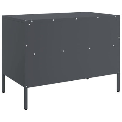 TV Cabinets 2 pcs Anthracite 68x39x50.5 cm Steel