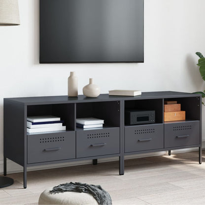 TV Cabinets 2 pcs Anthracite 68x39x50.5 cm Steel