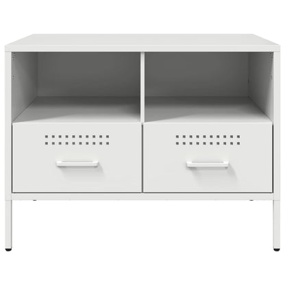 TV Cabinets 2 pcs White 68x39x50.5 cm Steel