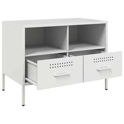 TV Cabinets 2 pcs White 68x39x50.5 cm Steel