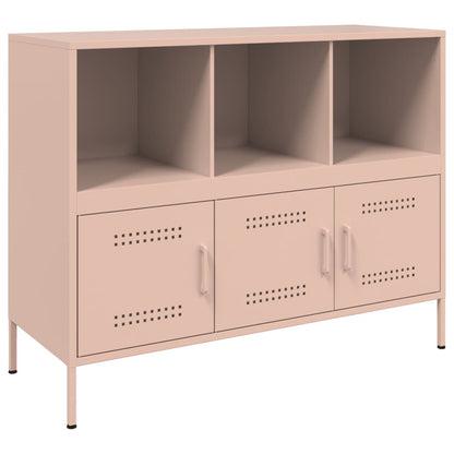 Sideboard Pink 100.5x39x79 cm Steel