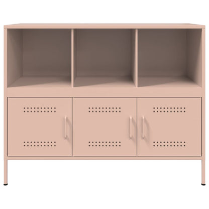 Sideboard Pink 100.5x39x79 cm Steel