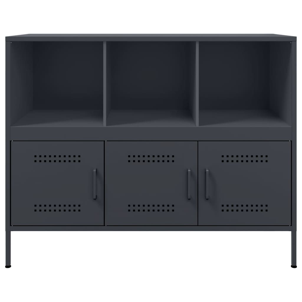 Sideboard Anthracite 100.5x39x79 cm Steel