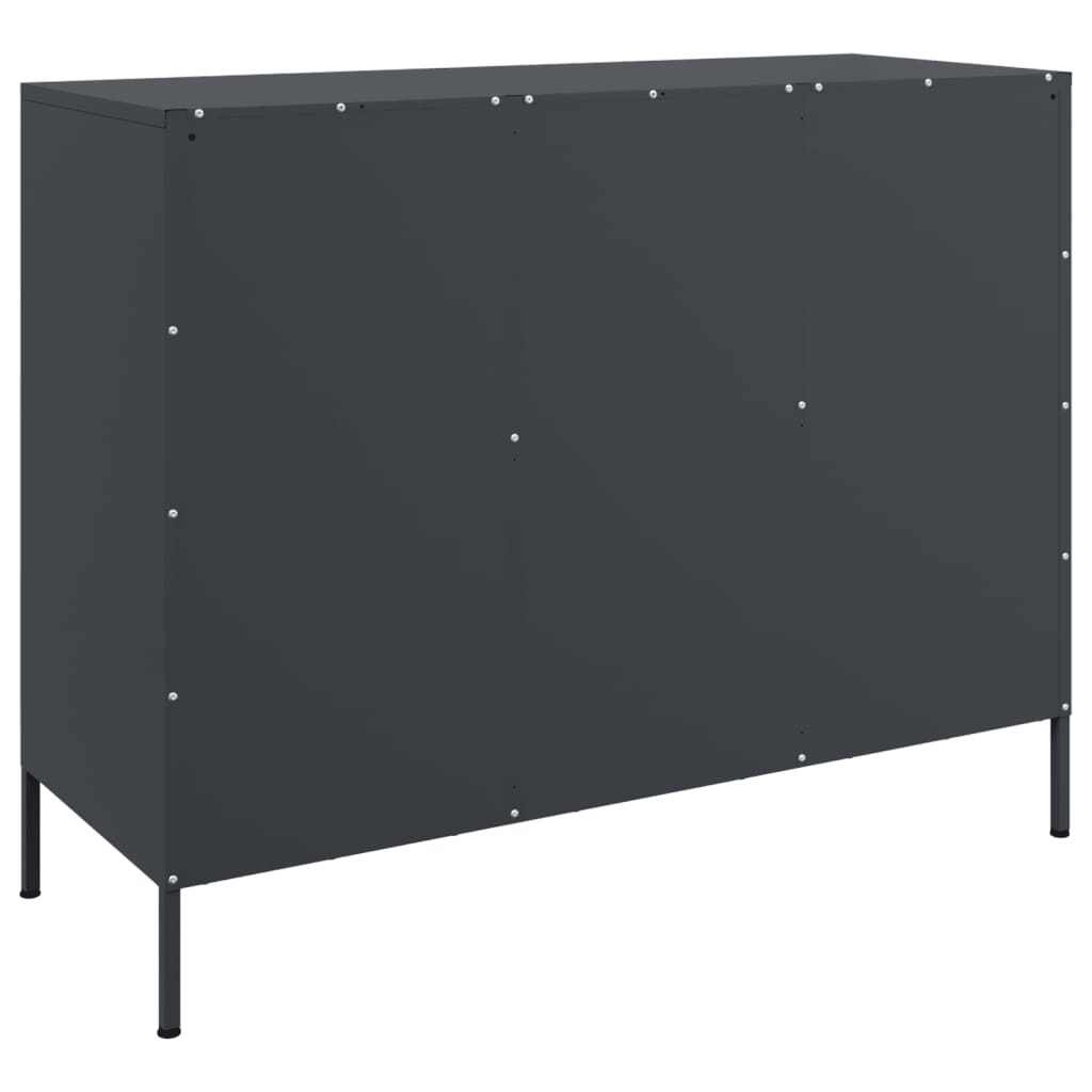 Sideboard Anthracite 100.5x39x79 cm Steel