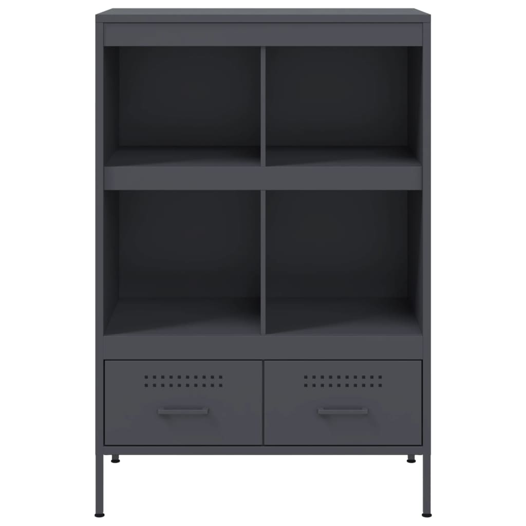 Highboard Anthracite 68x39x101.5 cm Steel