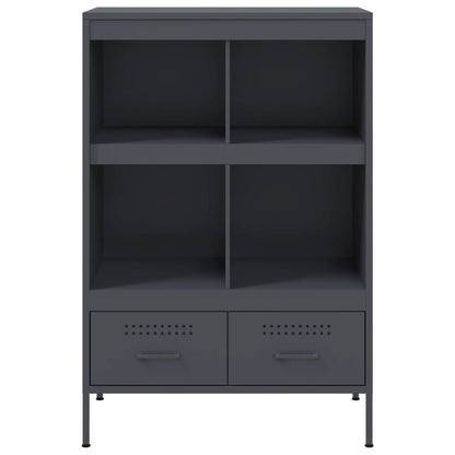 Highboard Anthracite 68x39x101.5 cm Steel