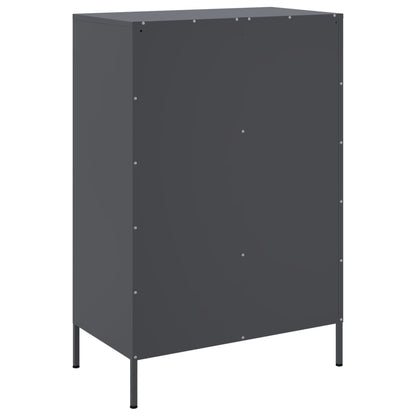 Highboard Anthracite 68x39x101.5 cm Steel