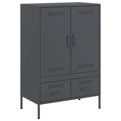 Highboard Anthracite 68x39x101.5 cm Steel