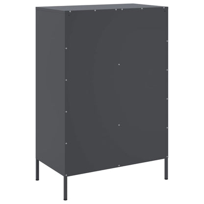 Highboard Anthracite 68x39x101.5 cm Steel