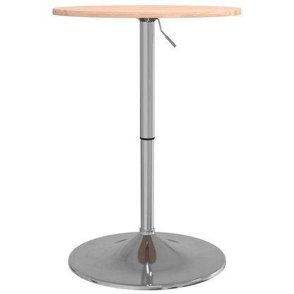 Bar Table Ø50x89.5 cm Solid Wood Beech