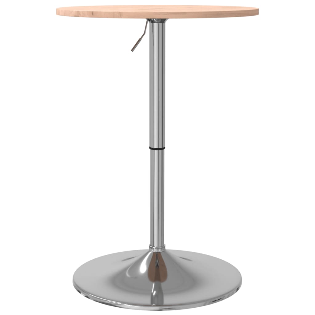 Bar Table Ø50x89.5 cm Solid Wood Beech